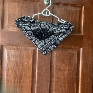 SHEIN bandana print tube top